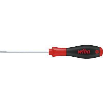 Wiha - Schraubendreher SoftFinish® Schlitz mit Rundklinge für tiefliegende Schrauben 3,0 mm x 80 mm Image