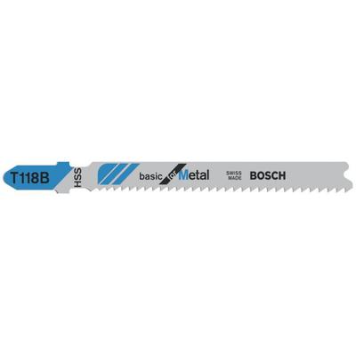 Bosch - Accessories 2608631014 Stichsägeblatt t 118 b Basic for Metal, 5er-Pack 5 St. Image