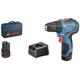 Bosch - Akku-Bohrschrauber gsr 12V-30 mit 2x 2,0 Ah + Ladegerät in Tasche