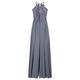 ApartFashion Damen Apart Abendkleid aus Spitze und Chiffon Special Occasion Dress, Jeansblau, L EU