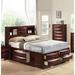 Full/Queen/King Size Platform Bed with Multi Drawers and Storage Headboard
