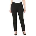 Plus Size Women's The Curvy Knit Jean by Catherines in Black (Size 6X)