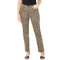 Plus Size Women's Secret Slimmer® Pant by Catherines in Animal Print (Size 32 W)
