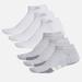 Adidas Accessories | Adidas 6 Pair Low Cut Women's Cushioned Socks | Color: Gray/White | Size: 5-10