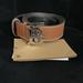 Burberry Accessories | Burberry Tb Grain Leather Belt In Brown & Size 36 | Color: Brown | Size: Us 36