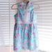 Lilly Pulitzer Dresses | Nwot Lilly Pulitzer Girls Paisley Alexa Dress Size 14 Blue And Pink, Never Worn | Color: Blue | Size: 14g