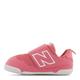 New Balance Baby Girls New-B V1 Hook and Loop Sneaker, Natural Pink/White, 3 X-Wide Infant