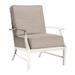 Summer Classics Croquet Patio Chair w/ Cushions in White | 37.75 H x 31 W x 35.75 D in | Wayfair 333794+C312H6101N