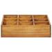 Foundry Select Herb Garden Raised Bed Solid Wood Acacia 23.6" x 23.6" x 5.9" Wood in Brown | 5.9 H x 23.6 W x 23.6 D in | Wayfair