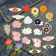 Broches en émail série de fleurs colorées tournesol Rose plante broche Sakura aile fleur Badges