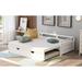 Twin to King Design Daybed with Trundle, Wooden Daybed, No box Spring Required