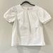 J. Crew Tops | J.Crew Puff-Sleeve Top In Stretch Cotton Poplin Top Sz S | Color: White | Size: S