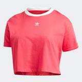 Adidas Tops | Adidas Crop Top In Power Pink Size 3x | Color: Pink/White | Size: 3x