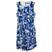 Kate Spade Dresses | Kate Spade Saturday Blue White Floral Poppy Faux-Wrap Dress Women's Cotton Sz 2 | Color: Blue/White | Size: 2