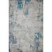 Blue/Gray 60 x 24 x 60 in Area Rug - Loloi Rugs DRI-01 Pebble, Ocean 2"-6" X 9"-6" Size Rug Polyester | 60 H x 24 W x 60 D in | Wayfair