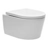 Bb fine Wand-WC kurz 48 cm mit SoftClose WC-Sitz und TakeOff Funktion, weiß