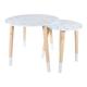 The Home Deco Factory - Lot De 2 Tables Basses Bicolore Home Deco Factory