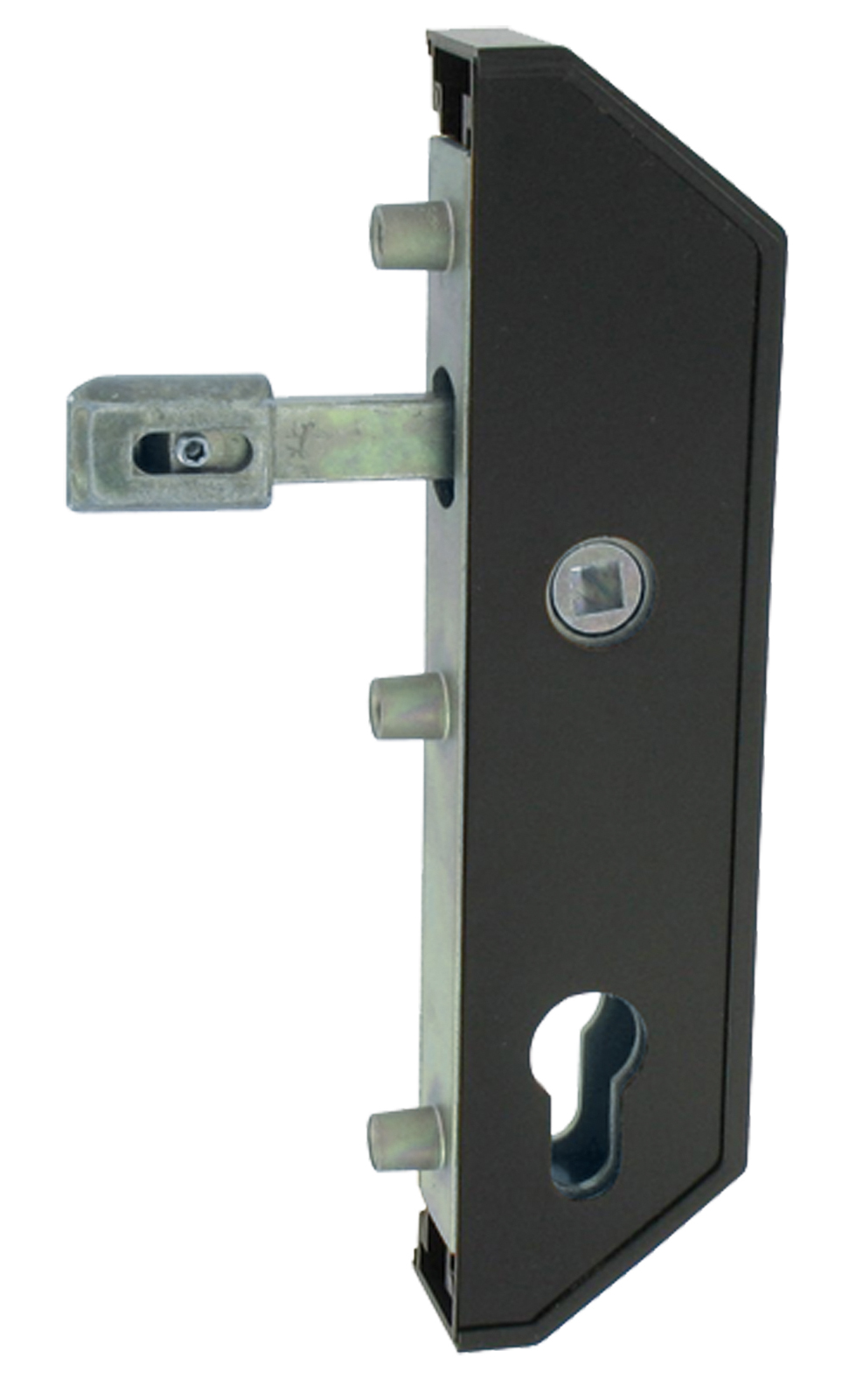 Serrure en retrait GJ pour cadre 30 x 30 mm finition noir TIRARD GJ792301