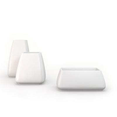 Vondom »NOMA« Maceteros Outdoor Pflanzengefäß 100x50 cm / Ecru / Lackiert Hochglanz Image