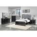 Isabelle Silver and Black 5-piece Bedroom Set