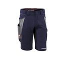 QUALITEX HIGH QUALITY WORKWEAR Qualitex Arbeitsshorts'IRON'' in marine/grau, Größe: 62 - modern kurze Arbeitshose - funktional-erweiterbar