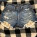 American Eagle Outfitters Shorts | Ae American Eagle Denim Shorts | Color: Blue/Orange | Size: 00