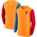 Men's Nike Orange Barcelona Ignite Long Sleeve T-Shirt