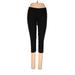 Adidas Active Pants - Mid/Reg Rise Skinny Leg Cropped: Black Activewear - Women's Size Small