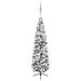 The Holiday Aisle® Slim Artificial Pre-lit Christmas Tree w/ Ball Set Xmas Decoration, Steel in Green/Orange | Wayfair