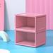 Rebrilliant Side Open Shoe Storage Box Plastic in Pink | 8.66 H x 14.17 W x 11.1 D in | Wayfair 879C51647154412D8FDCC2BE6D3E4FC8