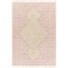 White 36 x 24 x 0.01 in Indoor/Outdoor Area Rug - Joss & Main Malti Geometric Handmade Handwoven Indoor/Outdoor Area Rug in Pink/Cream Recycled P.E.T. | Wayfair