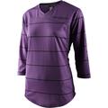 Troy Lee Designs Mischief Pinstripe Ladies Bicycle Jersey, purple, Size XS for Women