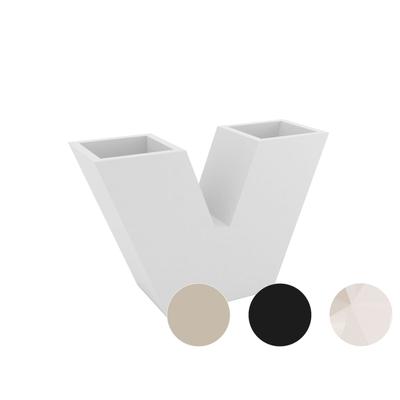 Vondom »UVE« Outdoor Pflanzengefäß 10x30 cm / Black / Lackiert Hochglanz