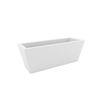 Vondom »JARDINERA« Simple Outdoor Pflanzengefäß 80x30 cm / White / Lackiert Hochglanz