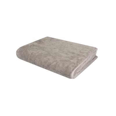Serviette de bain luxe en coton gris souris 70x140 cm