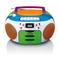 SCD-971 - Radio per bambini con lettore cd e lettore cd (mangianastri, altoparlante stereo, presa