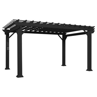 Backyard Discovery Stratford 14x12' Galvanized Steel Pergola w/ Canopy