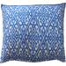 Jiti Indoor Blue Traditional Geometric Patterned Cotton Accent Square Throw Pillows 20 x 20