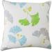 Jiti Indoor Transitional Floral Patterned Cotton Accent Square Throw Pillows 20 x 20