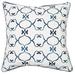 Jiti Indoor Gaudi Geometric Patterned Cotton Accent Square Throw Pillow 20 x 20