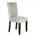 Fabric Upholstered Wooden Parson Dining Chair with Splayed - 38 H x 19 W x 23.5 L Inches