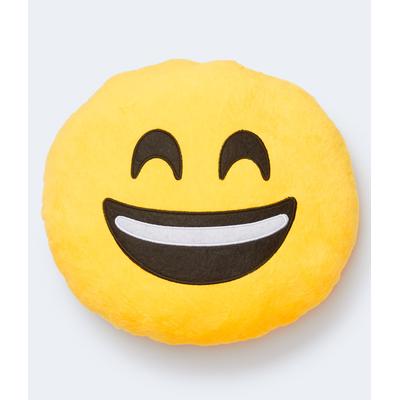 Aeropostale Womens' Smiley Face Emoji Pillow - Yellow - Size One Size - Cotton