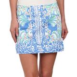 Lilly Pulitzer Skirts | Lilly Pulitzer Bay Blue Coasting Engineered Tate Skirt | Color: Blue/White | Size: 10