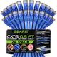 GearIT Cat 6 Ethernet Cable 0.5 ft 6-Inch (24-Pack) - Cat6 Patch Cable, Cat 6 Patch Cable, Cat6 Cable, Cat 6 Cable, Cat6 Ethernet Cable, Network Cable, Internet Cable - Blue 0.5 Foot