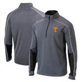 Men's Columbia Heathered Gray/Black Tennessee Volunteers Omni-Wick Shotgun 2.0 Quarter-Zip Pullover Top