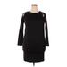 Carmakoma Casual Dress - Sweater Dress: Black Solid Dresses - Women's Size 2X-Small Plus