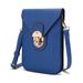 MKF Collection by Mia K. Women's Crossbodies Royal - Royal Blue Havana Crossbody Bag