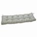 Pillow Perfect Outdoor | Indoor Alauda Frost Outdoor Tufted Bench Swing Cushion 60 X 18 X 5