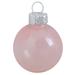 Shiny Finish Glass Christmas Ball Ornaments - 3.25" (80mm) - Pink - 8ct