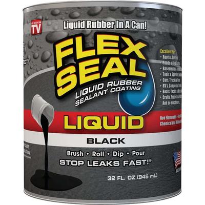 FLEX SEAL 1 Gal. Liquid Rubber Sealant, Black - 1 Each